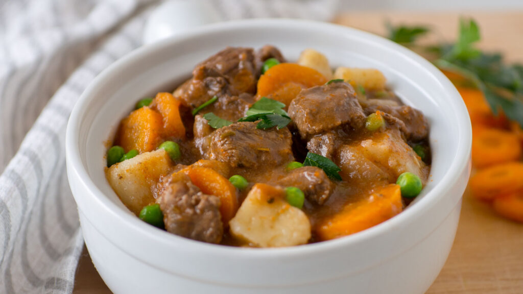 Beef Stew with Apple Cider. Photo Credit: Upstate Ramblings.