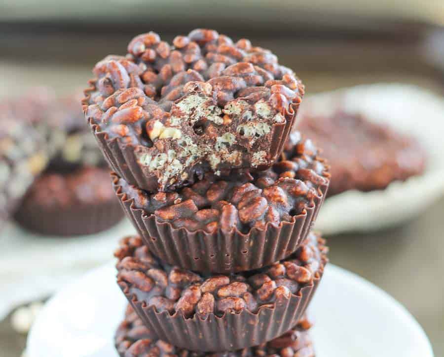 Crispy Chocolate Peanut Butter Cups. Photo credit: The Honour System.