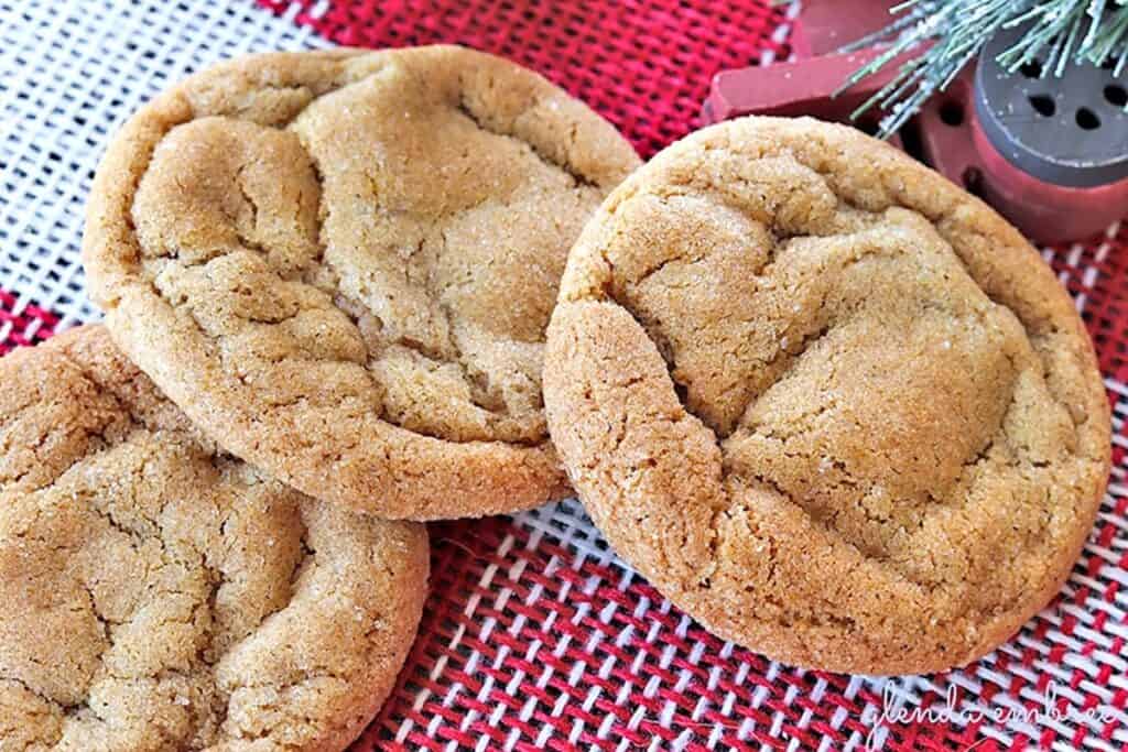 Soft Chewy Ginger Cookies. Photo Credit: Glenda Embree Blog.